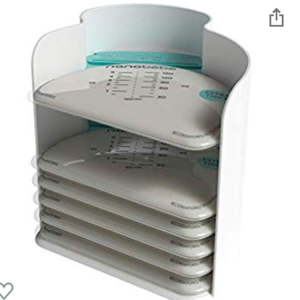 Nanobebe Breastmilk Fridge/Freezer Storage Stacker